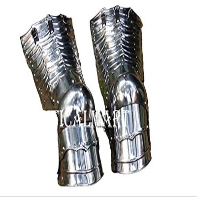 Nautical-Mart Medieval Combat Leg Armor Plate Legs, Cuisses with Poleyns Steel Leg Guard