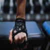 Womens Gelometrics Gel Padded Gloves | Neoprene Gloves for Wrist Support | Pilates and Lagree | No-Slip Extreme Silicone (Wonder of Woman Alter Ego, X-Small) view 4