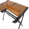 camping table Chamberry 70 x 110 x 70 cm bamboo brown view 2