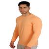 chillBRO. by Denali Mens UPF 50+ Long Sleeve Crew Neck T-Shirt - S, Tangelo view 1