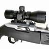 Trinity 4x32 Optics Mil Dot Reticle Crosshair Scope with Free Base Mount Adapter Rings view 1