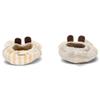 DEMDACO Giraffe Natural Brown 6-9 Months Cotton and Polyester Infant Bootie Socks view 4