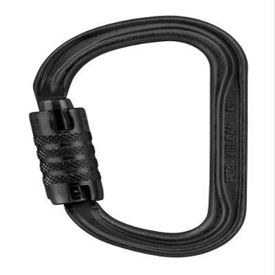 Petzl Vulcan Carabiner - TRIACT-Lock, Black
