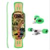 Moonshine Manufacturing Longboard Skateboard, Freestyle Cruiser, Waterproof and Wood Construction, Cruise Skateboard and Longboard Decks, Lightweight Build (Infuser Complete Deck + Wheels) view 1