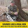ESH Double-Sided Glass and Slate Turkey Pot Call with Purple Heart Striker  Realistic Hen Sounds  Hunting Call for Beginners & Pros view 2