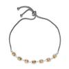 SHOP LC Stainless Steel 925 Sterling Silver Citrine Birthstone Adjustable Bolo Bracelet Jewelry Ct 0.4 Birthday Gifts for Women view 1