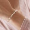 SHOP LC Stainless Steel 925 Sterling Silver Citrine Birthstone Adjustable Bolo Bracelet Jewelry Ct 0.4 Birthday Gifts for Women view 3