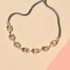 SHOP LC Stainless Steel 925 Sterling Silver Citrine Birthstone Adjustable Bolo Bracelet Jewelry Ct 0.4 Birthday Gifts for Women view 4