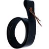 Black Latigo 6 Foot Leather Saddle Cinch Tie Strap view 1