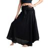 Long Skirts for Women Maxi Boho Skirt Hippie Clothes Bohemian Print (Black Classic, 16-20 Plus) view 1