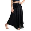 Long Skirts for Women Maxi Boho Skirt Hippie Clothes Bohemian Print (Black Classic, 16-20 Plus) view 2