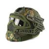 PJ Fast Tactical Helmet Airsoft Paintball Protective Helmet Full Face Mask Molle Mesh Breathable Goggles for Military CS Paintball Shooting, Hunting, Cycling, Motorcycle, Outdoor Sports view 1