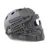 PJ Fast Tactical Helmet Airsoft Paintball Protective Helmet Full Face Mask Molle Mesh Breathable Goggles for Military CS Paintball Shooting, Hunting, Cycling, Motorcycle, Outdoor Sports view 3