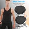 DGXINJUN Men's Padded Football Rib Chest Protector Shirt Sleeveless for Men Women Sports Shoulder Protective Shirt for Rugby Softball Baseball Lacrosse view 3