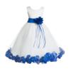 ekidsbridal Rose Petals Ivory Flower Girl Dress Birthday Girl Dresses Reception Dress 007ss 14 view 1