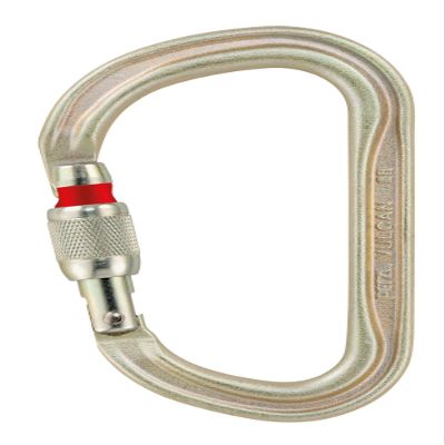 Petzl Vulcan Carabiner - Screw-Lock, Gold