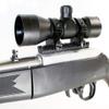 Trinity Hunting Optics Rimfire Series 4x32mm Range Finder Reticle .22 Riflescope for Ruger 10/22 Matte Finish. view 3