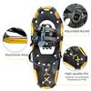 Xtrempro Snowshoes Snow Terrain Lightweight Ergonomic Design Lightweight Aluminum Alloy with 13 Point Crampons 120/160/210/300 lbs. Capacity- 21"/25"/30/36" (Gold, 21) view 2