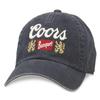 AMERICAN NEEDLE Coors Banquet Beer New Raglan Adjustable Strapback Hat Navy (MILLER-1905C) view 1