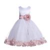 ekidsbridal Rose Petals White Flower Girl Dresses Pageant Dress Baptism Dress 007ss 16 view 1