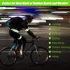 Gejoy 16 Pieces Reflective Bands Reflector Bands for Wrist, Arm, Ankle, Leg, High Visibility Reflective Gear Safety Reflector Tape Straps for Night Walking, Cycling and Running (Green) view 4