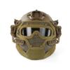 PJ Fast Tactical Helmet Airsoft Paintball Protective Helmet Full Face Mask Molle Mesh Breathable Goggles for Military CS Paintball Shooting, Hunting, Cycling, Motorcycle, Outdoor Sports view 2