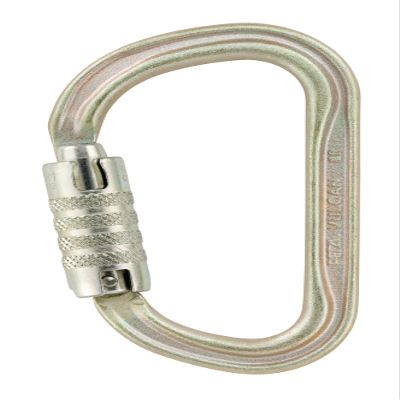Petzl Vulcan Carabiner - TRIACT-Lock, Gold