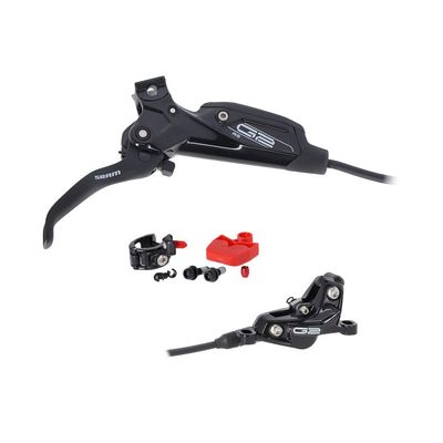 SRAM G2 RS Disc Brake and Lever - Rear, Hydraulic, Post Mount, Black, A1