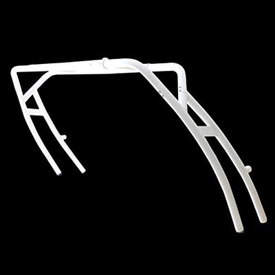 Reborn Launch Reverse Arch Universal Wakeboard Boat Tower - Forward Leaning Facing Swept - Fits Boats with Beams 78" - 106" - Easily Folds Down - Seamless 2.25inch 6063 Aircraft Aluminium (White)