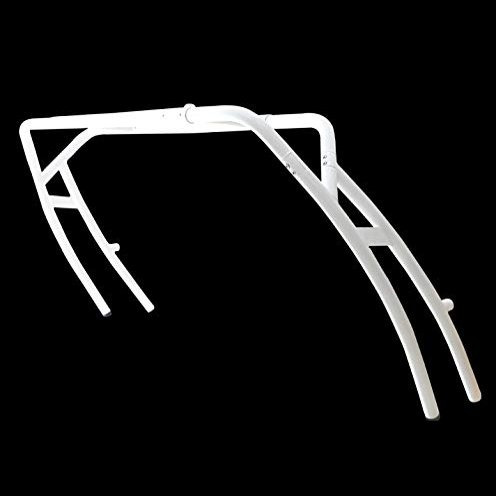 Reborn Launch Reverse Arch Universal Wakeboard Boat Tower - Forward Leaning Facing Swept - Fits Boats with Beams 78" - 106" - Easily Folds Down - Seamless 2.25inch 6063 Aircraft Aluminium (White)