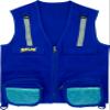 Eagle Eye Explorer Multi-Piece Set Cargo Vest with Reflective Safety Straps, 1 8x21 Magnification Binoculars and Safari Hat for Boys and Girls (Medium/Large, Dark Blue Vest, Hat Binoculars) view 2