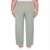 Alfred Dunner Women's Chesapeake Bay Twill Pants - Medium Length, Sage, 14 view 2