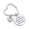 7RVZM Moving Away Gift for Boyfriend, husband, Girlfriend, Couple Keychain - Mom Mother Jewelry Friendship Gifts Leaving Gift for Best Friend bestie Gifts view 1