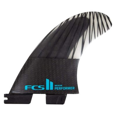 FCS II PERFORMER PC CARBON AIRCORE TRI SET BLACK/TEAL