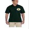ALLNTRENDS Men's Polo T Shirt Irish Hooligan Embroidered St Patrick's Day Shirt (L, Forest Green) view 2