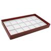 Gems on Display Lot of 12 White Plastic Compartment Jewelry Tray Liner Insert (18 Compartment) view 2