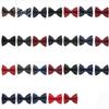 Andongnywell Trendy Bow Tie Adjustable Pre-tied Bowtie for Men Boys Adjustable Bow-ties Necktie Wedding Party (Red 1,One Size) view 2