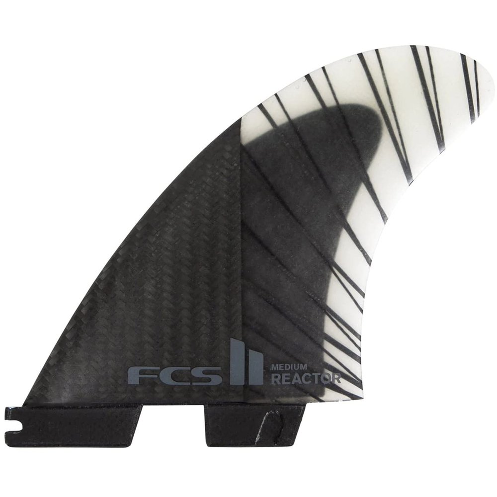 FCS II REACTOR PC CARBON TRI FIN BLACK/CHARCOAL
