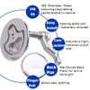 MX Boat Cam Latch,Marine Hatch Latch Flush Pull Handle Latch Stainless Steel W/Fasteners 1PCS view 2