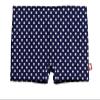 City Threads Girls Swim Boy Short Bottom UPF 50+ Comfortable Durable Soft Made in USA, Navy W. White Polka Dot, 12Y view 1