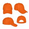 Balec Plain Baseball Cap Hat Adjustable Back (Orange) view 4