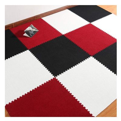 ALGFree Large Bedroom Cover Splice Puzzle Exercise Mat Non-Slip Child Cube Carpet Suede Mat, Colour Free Combination, Free Cut (Color : D, Size : 30x30x1cm-30pcs)