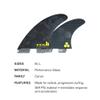 FCS II Al Merrick Tri Fins (Yellow, Large) view 4