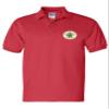 ALLNTRENDS Men's Polo T Shirt Irish Hooligan Embroidered St Patrick's Day Shirt (L, Red)