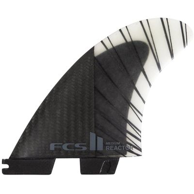 FCS II REACTOR PC CARBON TRI FIN BLACK/CHARCOAL