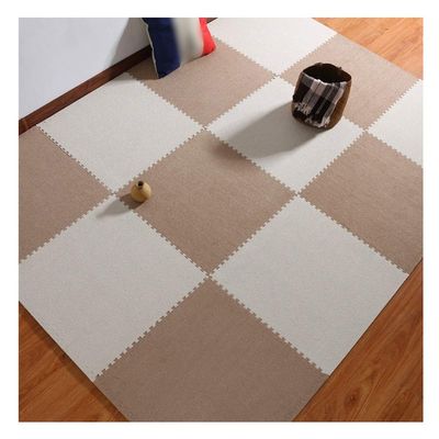 ALGFree Large Bedroom Cover Splice Puzzle Exercise Mat Non-Slip Child Cube Carpet Suede Mat, Colour Free Combination, Free Cut (Color : A, Size : 30x30x1cm-30pcs)