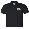 ALLNTRENDS Men's Polo T Shirt Irish Hooligan Embroidered St Patrick's Day Shirt (L, Black)