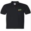 ALLNTRENDS Men's Polo T Shirt Irish Drinking Team Embroidered St Patrick's Day (2XL, Black) view 1