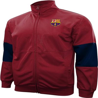 Icon Sports Men FC Barcelona Officially Licensed Zipper Soccer Jacket EX-Large 001