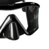 Mares Adult I3 Diving Mask - Panoramic View Easy to Adjust Dive Mask with Silicone Skirt for Scuba Diving, Freediving, Snorkeling, Spearfishing, Black/Black view 3